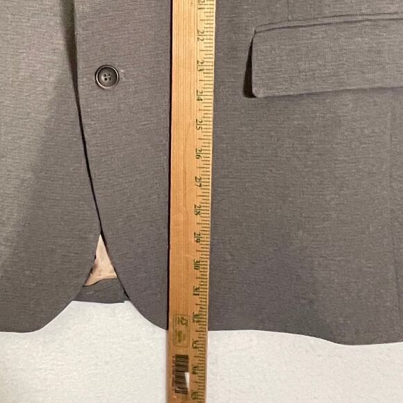 Sears Century Club Gray 3 Piece Business Suit Set Gray Mens 46R 40x31.5 Vintage - Picture 10 of 14